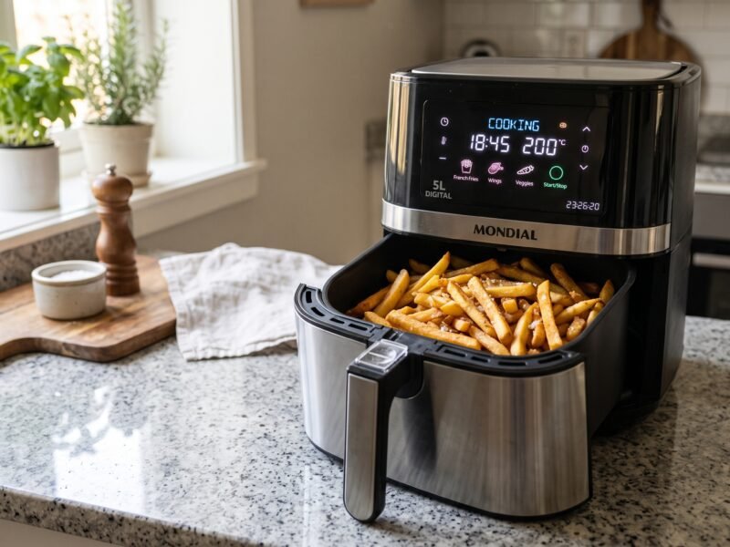 Review: air fryer digital de 5 litros vale o espaço na bancada?